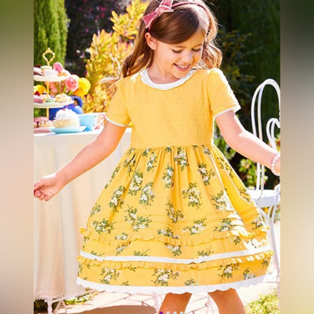 Matilda Jane size 6 yellow dress